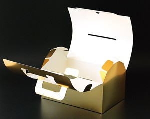 上が丸い箱に取っ手を付けた宝箱