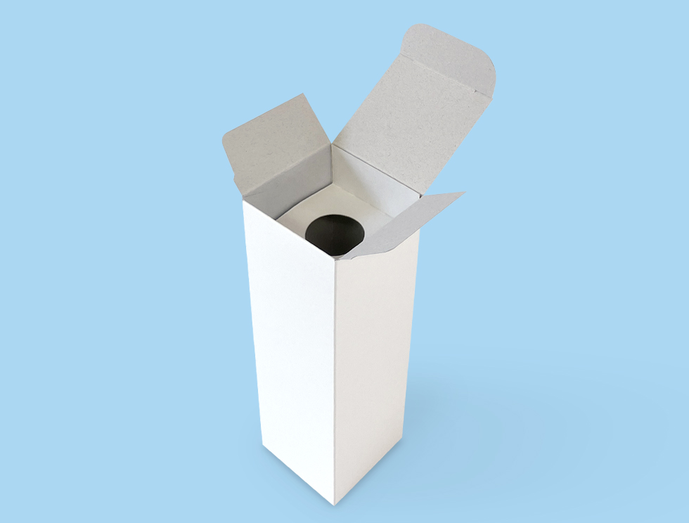 首固定一体型パッケージ（フタを開けたところ）