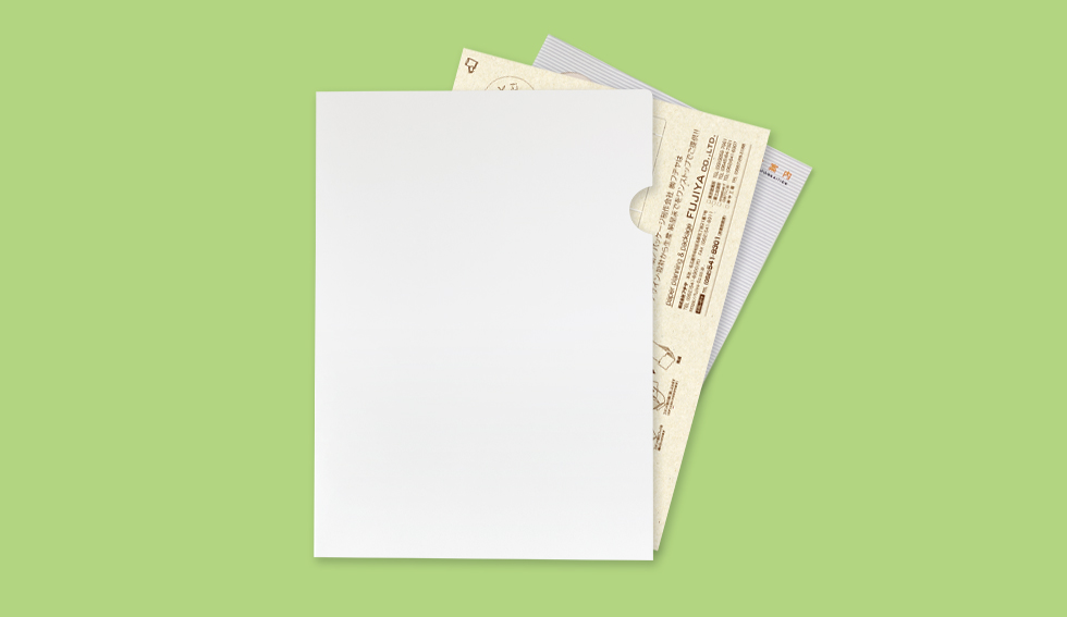 展示会・説明会で差をつける　脱プラスチック対応「オリジナル紙製ファイル」の画像